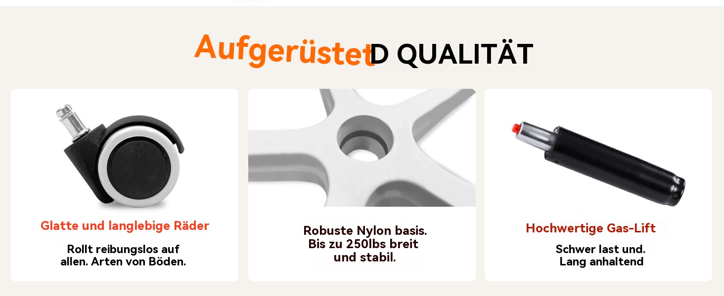 Ергономічне крісло для офісу, крісло для робочого столу з регульованими підлокітниками, 3D-підголівник та 3D-підтримка попереку, офісне крісло з функцією гойдання та нахилу (біле та чорне) (Чорний - оновлення)