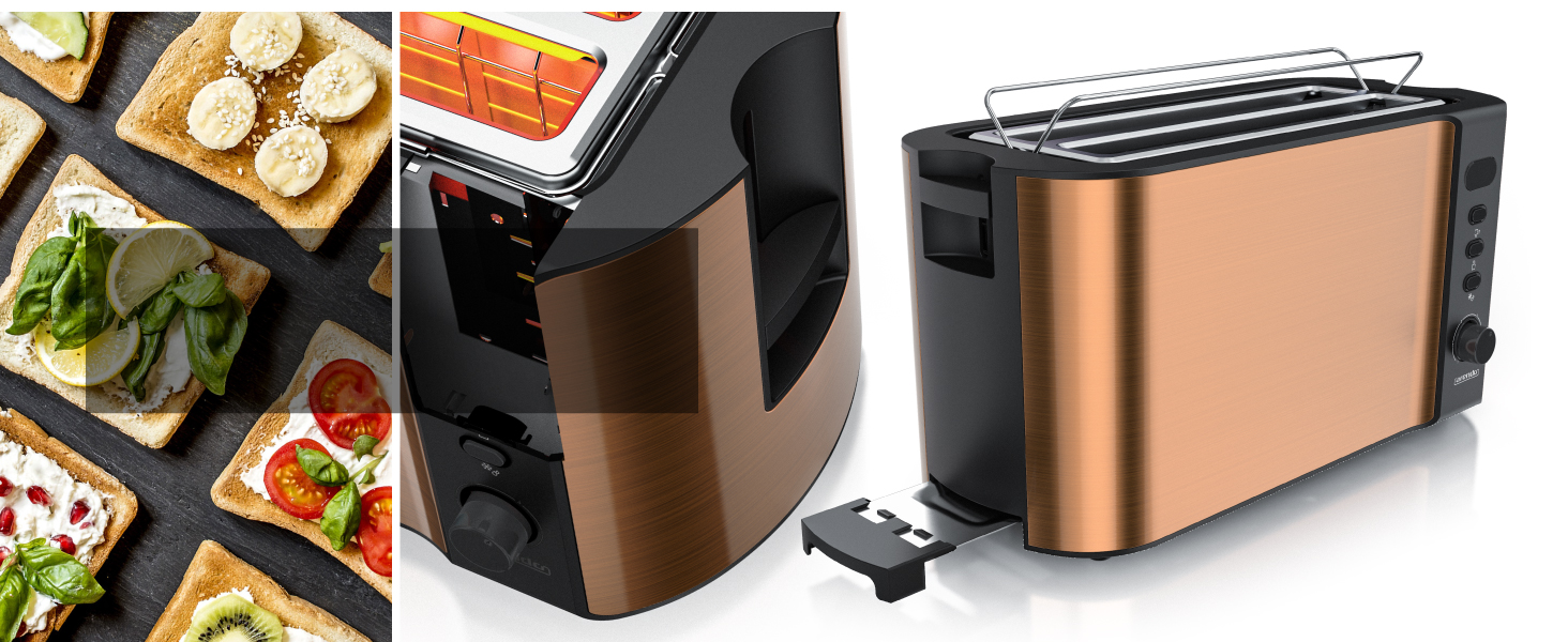 Набір Arendo: чайник, тостер та яйцеварка, нержавіюча сталь, сірий, 1,5л, 40-100°C, 4 тости, LED-дисплей, 6 рівнів підсмажування, для 1-6 яєць