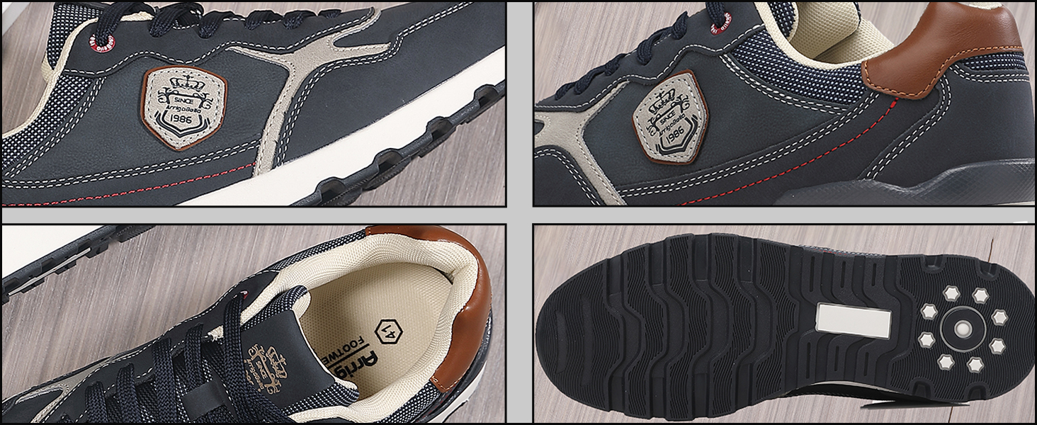 ARRIGO BELLO Кросівки чоловічі для активного відпочинку, роботи та хайкінгу, легкі, розмір 41-46, колір блакитний