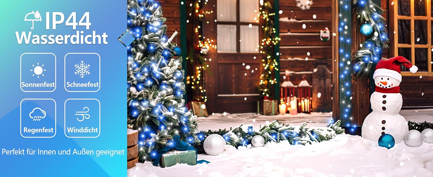 LED гірлянда WISD 13м, 200 LED, рожево-біла. Диммування, 12 режимів, таймер, EU штекер. Декор для ялинки, балкона, кімнати, саду.