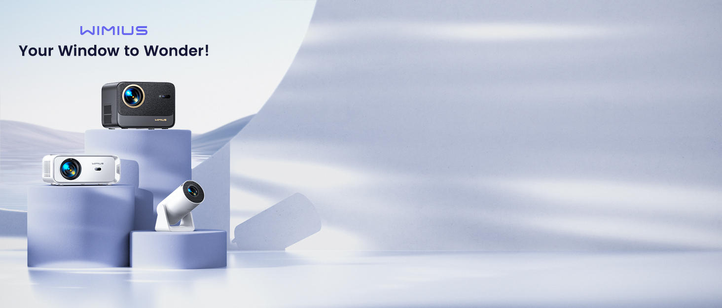 Beamer 25000Lumen 1080P/4K Android TV з автотрапецеїдним виправленням, електричним фокусом, WiFi, Bluetooth, для iPhone/Android/Tablet, білий