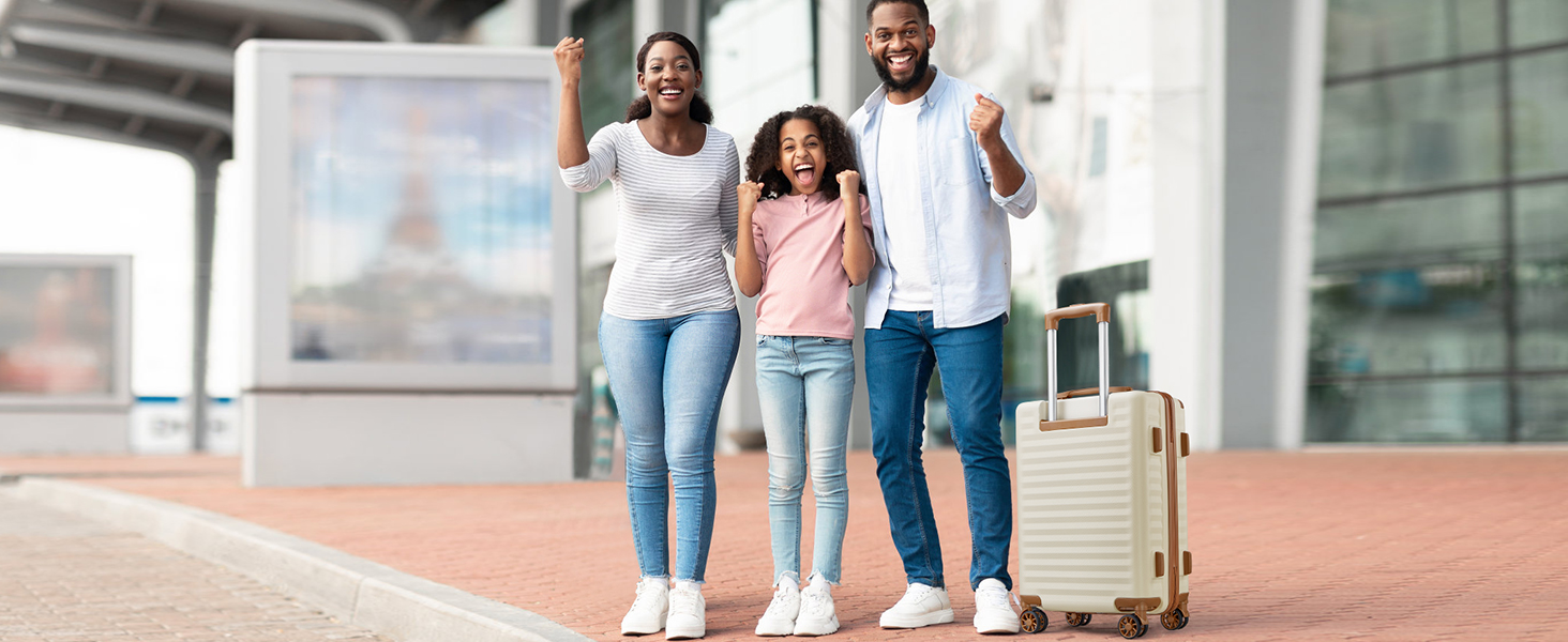 Чемодан Joyway ABS з жорсткою обшивкою, ручний багаж 56 см з TSA замком, відсіком для напоїв та стійким до тиску каркасом, білий