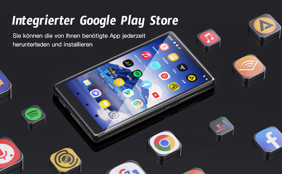 MP3 плеєр 160GB з Bluetooth та WiFi, 5