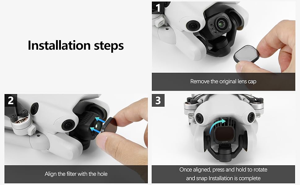 Набір ND фільтрів для DJI Mini 4 Pro - FPVtosky Mini 4 Pro ND Filter Set (6 шт.)