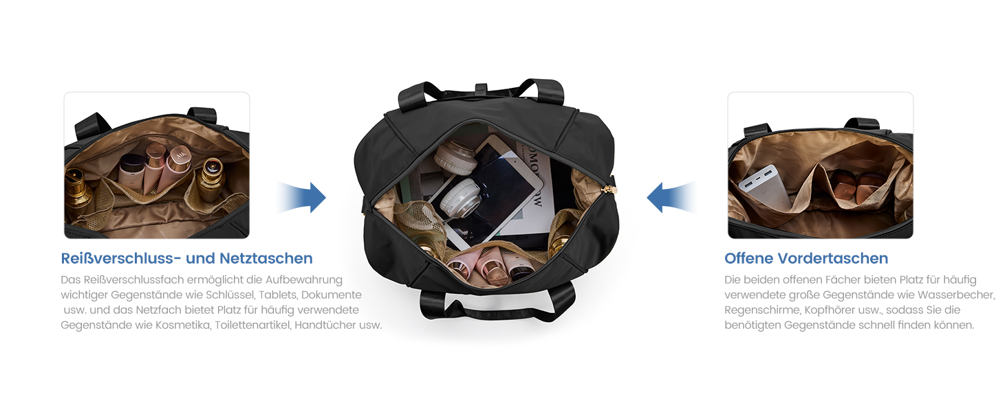 LOVEVOOK Сумка ручної поклажі Ryanair, 40x30x20 см, розширювана, для подорожей, зелена (чорна)