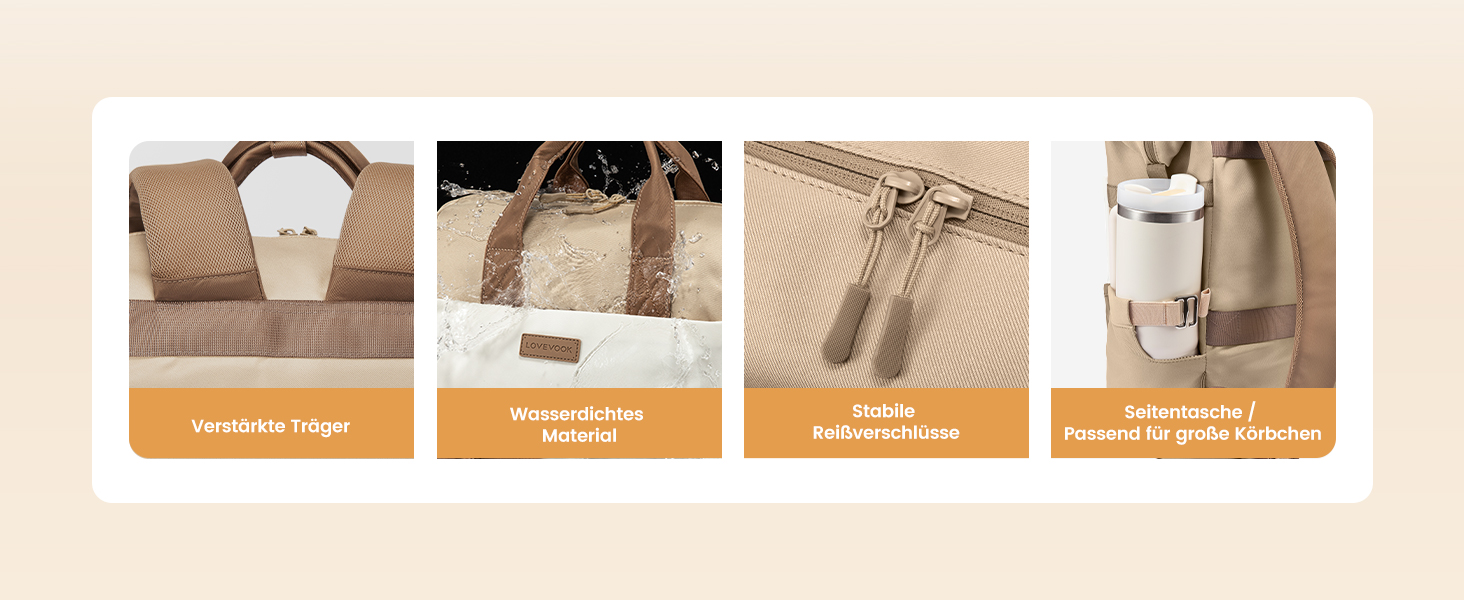 LOVEVOOK Рюкзак для жінок з відділенням для ноутбука 15.6 дюймів, шкільний, для подорожей, університету, бізнесу, водонепроникний, 15.6', хакі