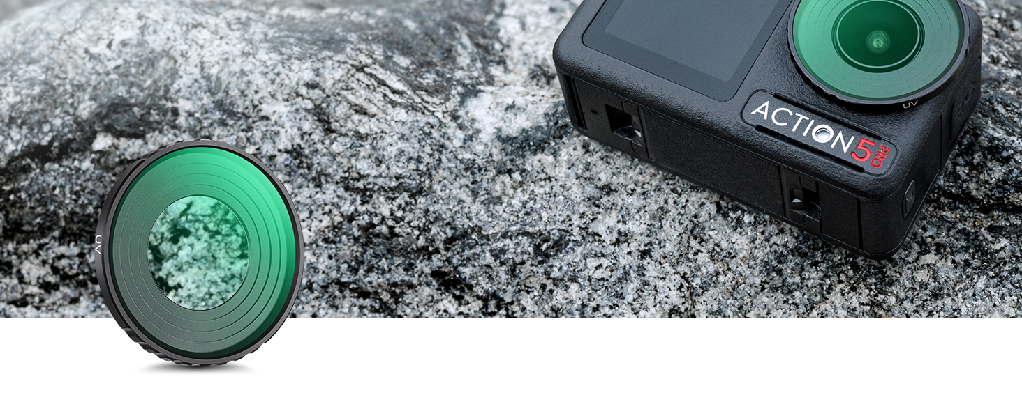 Фільтри K&F Concept ND/CPL для DJI Osmo Action 4/5 PRO: набір 4 шт. (ND8, ND16, ND32, CPL)
