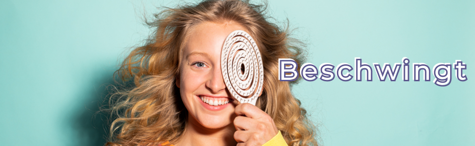 Гребінець для волосся Ninabella без пошкоджень - для жінок та чоловіків - розпушувач для кучерявого та довгого волосся - гребінець для волосся, натуральний, стандартний, кремовий