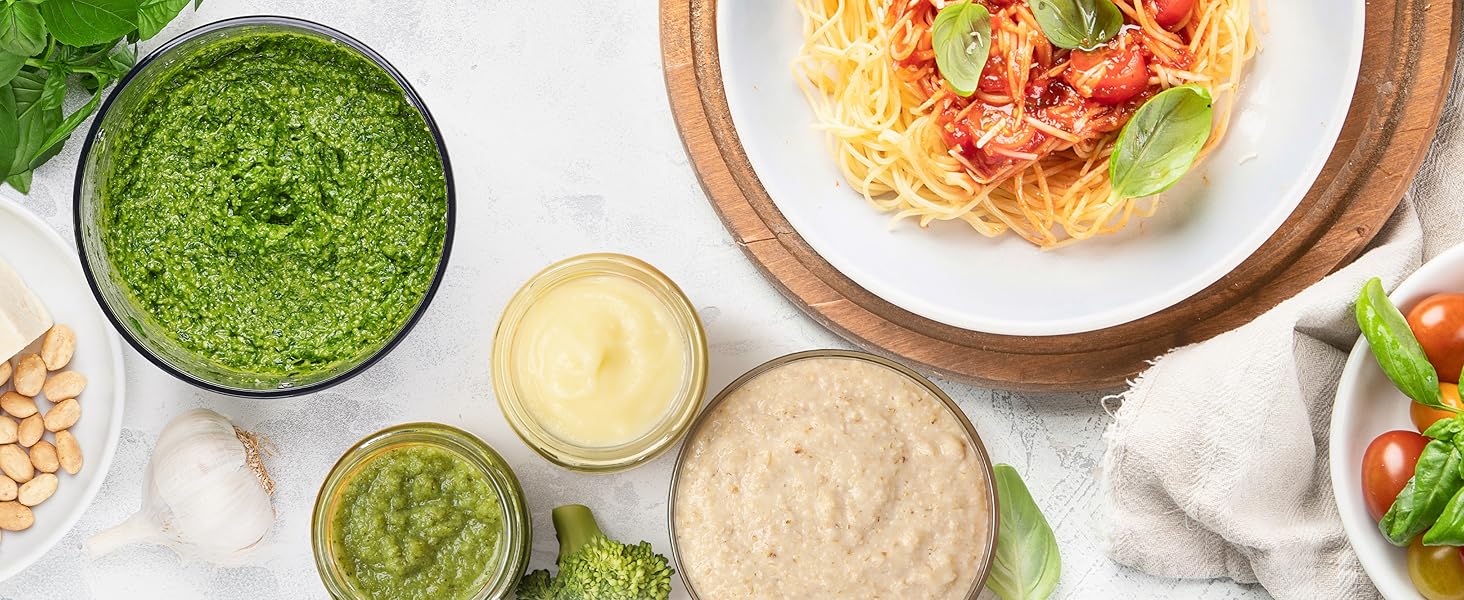 Електричний подрібнювач Duronic CH57 WE для цибулі та овочів, 700 мл