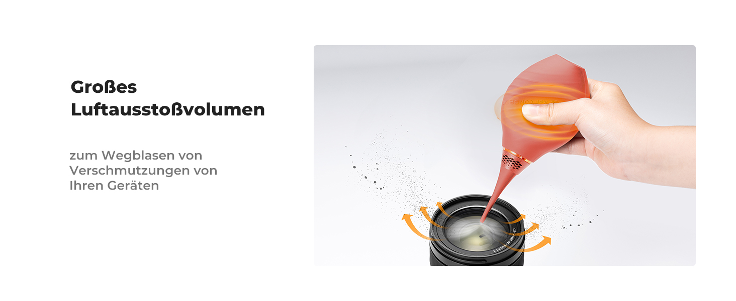 Набір для чищення фото- та відеокамер K&F Concept 10 в 1: DSLR, об'єктиви, смартфони, мікрофібра, повітряний насос, рідина для чищення, олівець для чищення