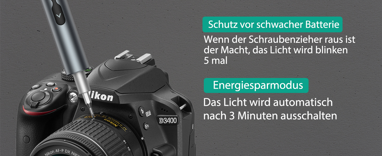 Електричний набір викруток ORIA, 51 в 1: міні-шуруповерт з 48 свердлами S2, набір для ювелірів, акумуляторний, USB, магнітний, 3 рівня моменту для телефону, годинника, камери