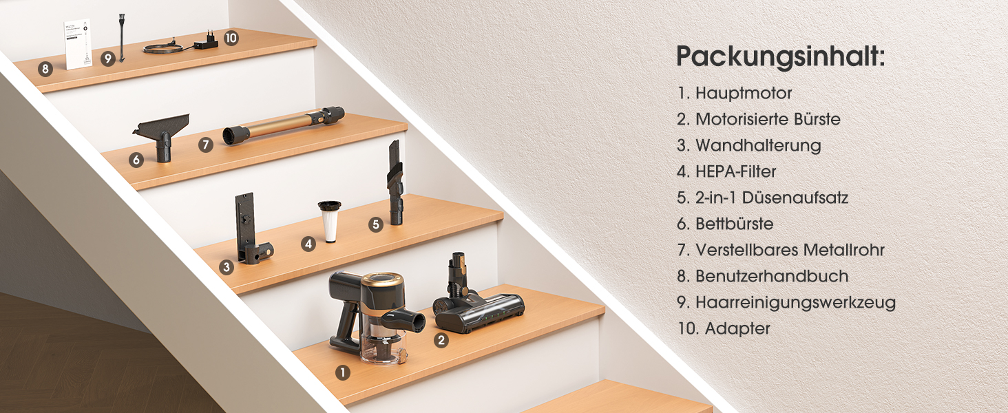 Бездротовий акумуляторний пилосос Lubluelu: легкий, тихий, з LED-дисплеєм, потужний, для дому та авто