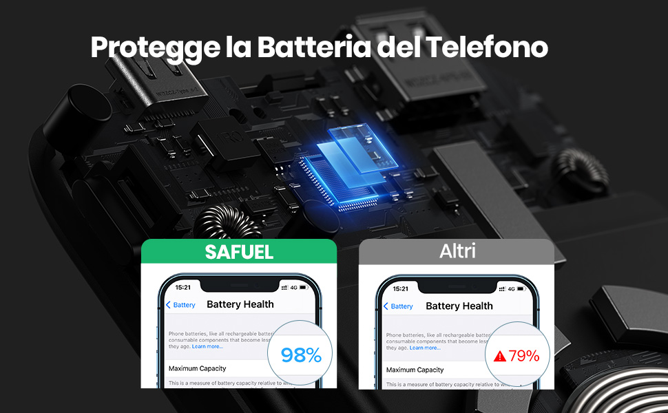 Магнітний повербанк сумісний з чохлом MagSafe, 10000mAh, бездротова швидка зарядка, USB-C вхід/вихід, зовнішній акумулятор для iPhone 15 14 13 12 Pro Max