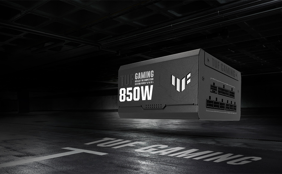 Блок живлення ASUS TUF Gaming 850W Gold, модульний, сертифікат 80 PLUS Gold, чорний