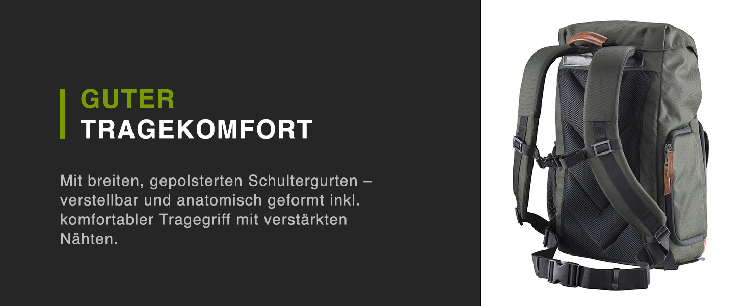 Рюкзак для фотоапарата Mantona Luis Green