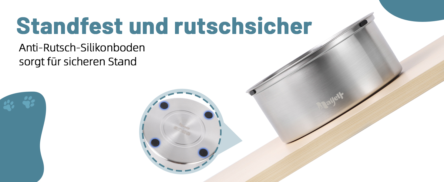 Нержавійна миска для води для собак без облизування, 1л, анти-облизування, неслизька, з захистом від протікання, для маленьких та середніх собак