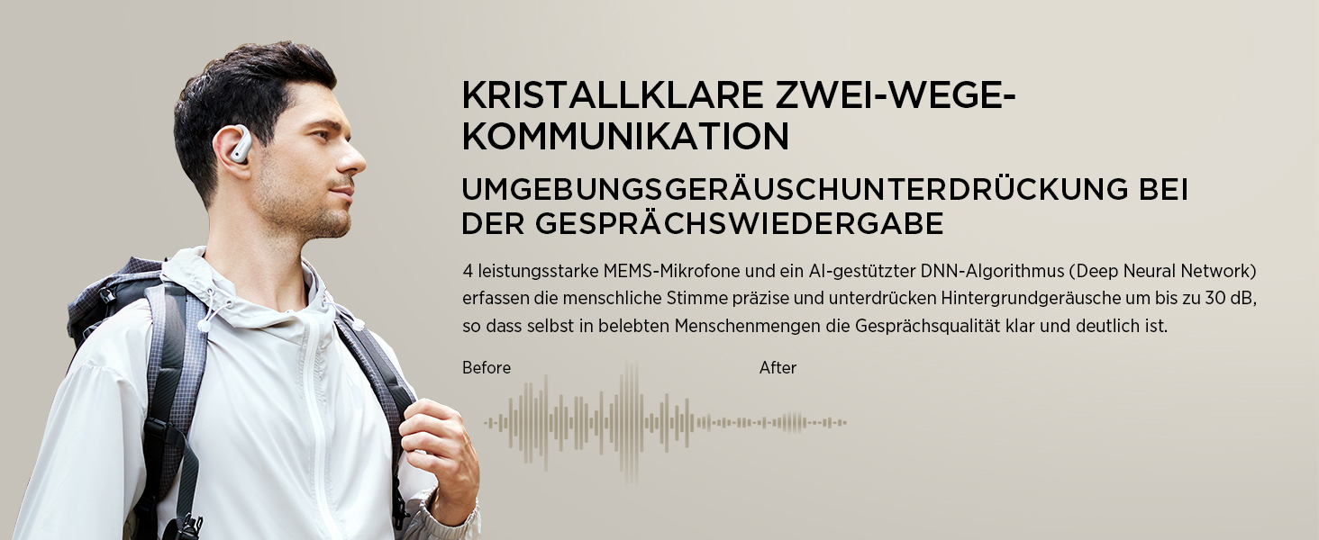 1MORE Fit S50 - Бездротові навушники-вкладки для спорту, Bluetooth 5.3, ENC, IPX7, 38 годин, з мікрофоном (Сріблясті)