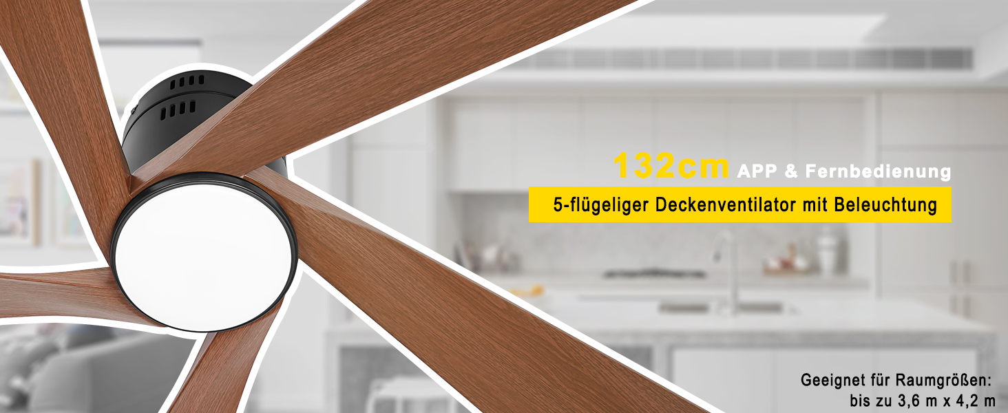 Вентилятор стельовий Ohniyou 52