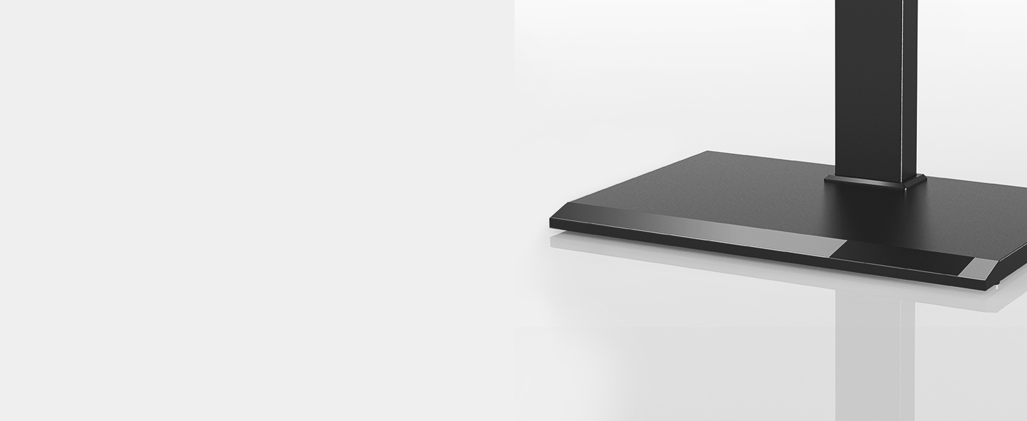 Підставка для телевізора FITUEYES на підлозі, поворотна, регульована по висоті, для телевізорів 32-75 дюймів, до 40 кг, VESA 400x600