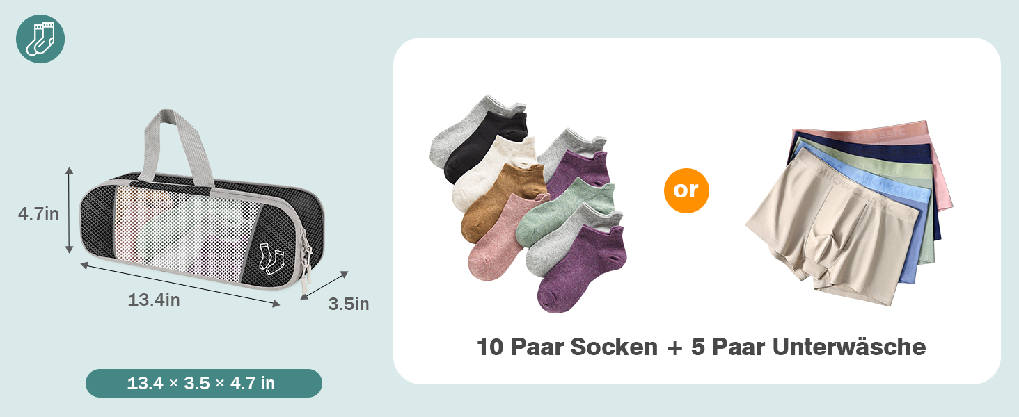 Органайзер для валізи, набір Packing Cubes (9 шт.) з компресією та чохлом для взуття, водонепроникні, дихаючі, сірі (чорні)