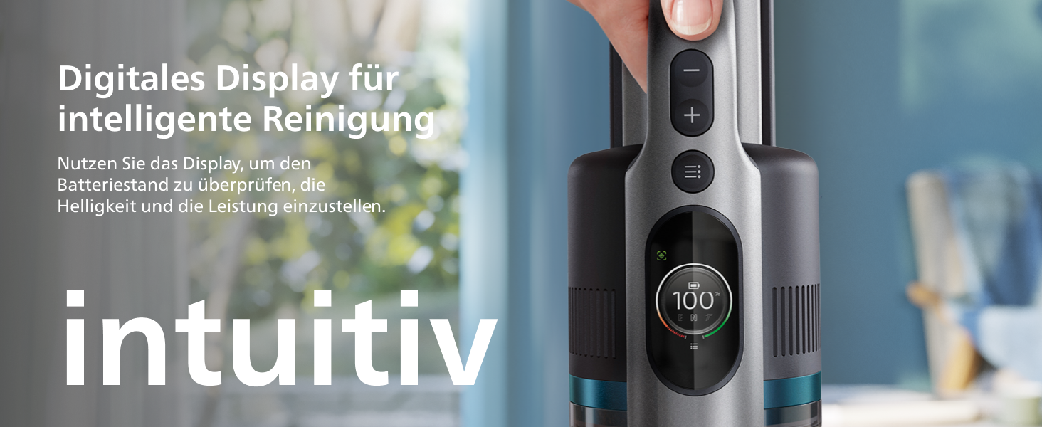 Вертикальний пилосос для вологого та сухого прибирання Philips AquaTrio 9000 Series, чорний, час роботи до 45 хв