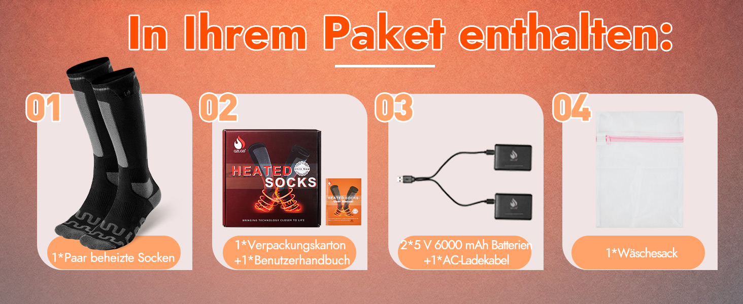 Гріючі шкарпетки для жінок та чоловіків, 5V, 6000 mAh, для катання на лижах, відпочинку на природі, кемпінгу, хайкінгу, розмір 38-44 EU