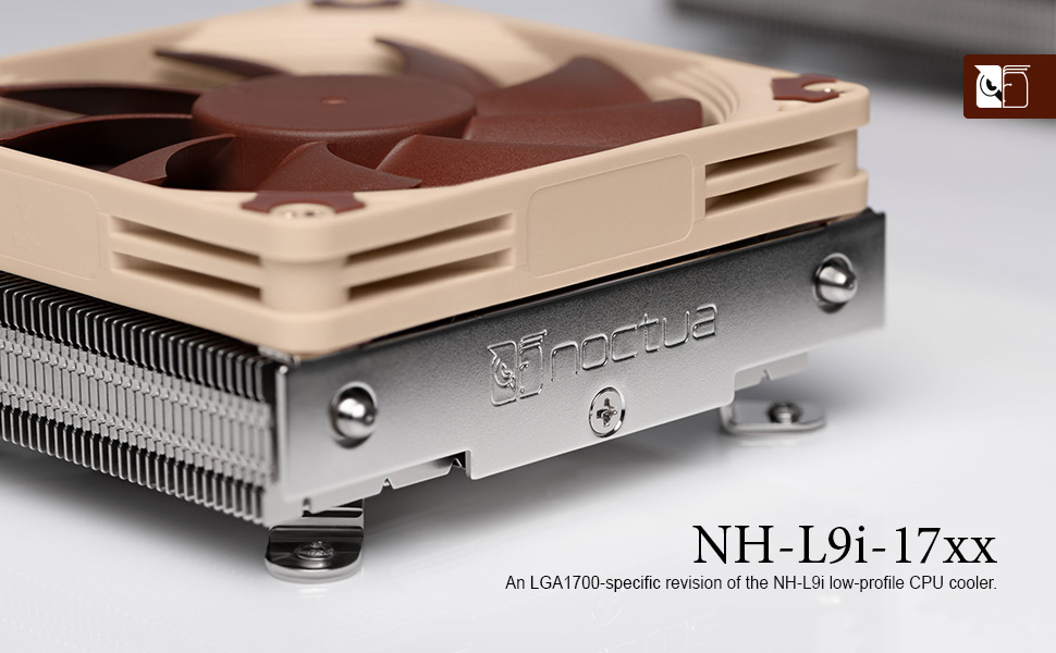 Noctua NH-L9i-17xx: Компактний кулер CPU для Intel LGA1700/LGA1851 (колір: коричневий)