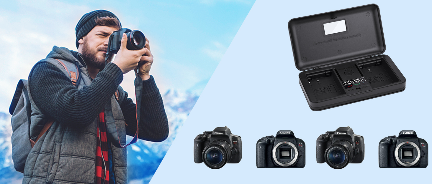 2 шт. акумулятори EN-EL20/EN-EL20a + зарядний пристрій Smart LCD Dual USB для Nikon Coolpix P950, P1000, P1100, Coolpix A, 1 AW1, 1 J1, 1 J2, 1 J3, 1 S1, 1 V3, DL24-500 цифрових камер