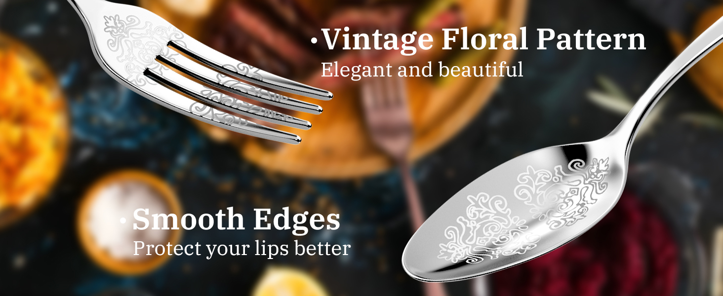 Набір столових приборів DRAGON RIOT на 6 осіб (30 предметів) з нержавіючої сталі, рожеве золото, для дому/вечірки/ресторану