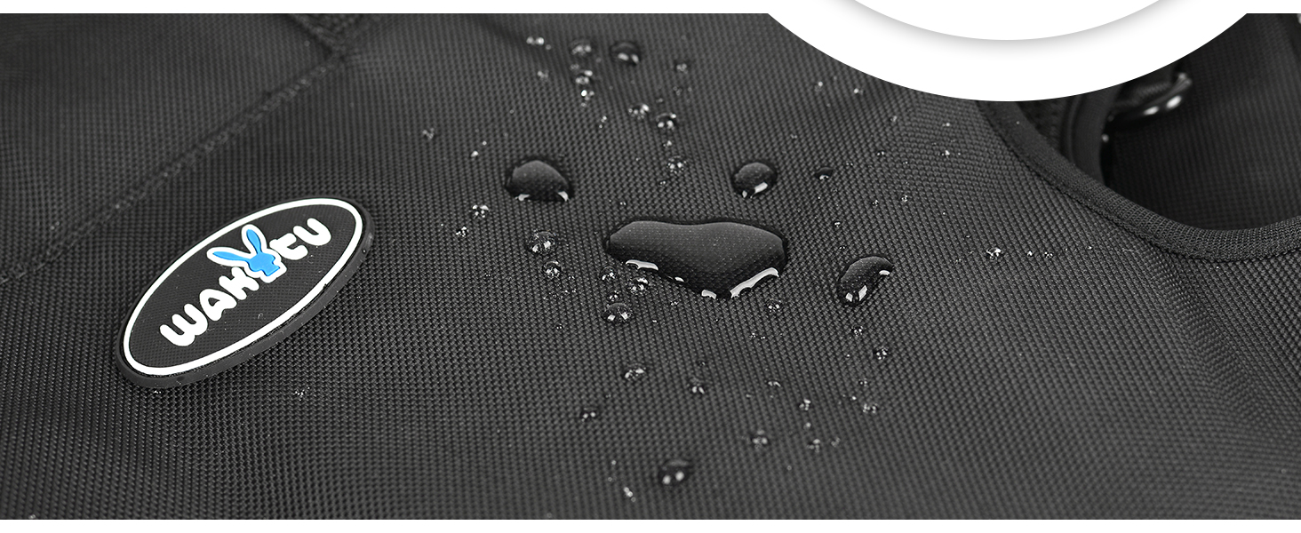 Сумка-переноска для собак великих порід Wakytu: переноска-рюкзак для собак з проблемами суглобів, травмами, літніх собак. Максимальна вага 30-40 кг, чорна, 4XL