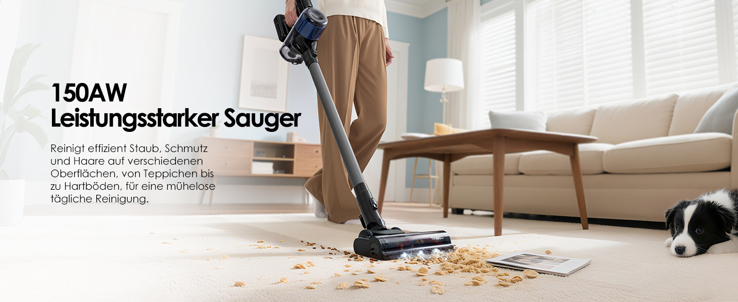 Бездротовий пилосос Tineco Pure ONE S30: 150AW, до 65 хв роботи, ZeroTangle-щітка, LED-підсвітка, для твердих поверхонь