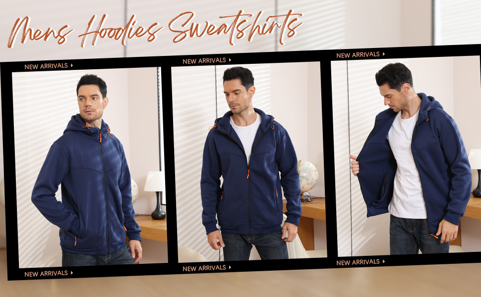 Чоловічий світшот з капюшоном CTU, фліс, на блискавці, розмір S-4XL, чорний