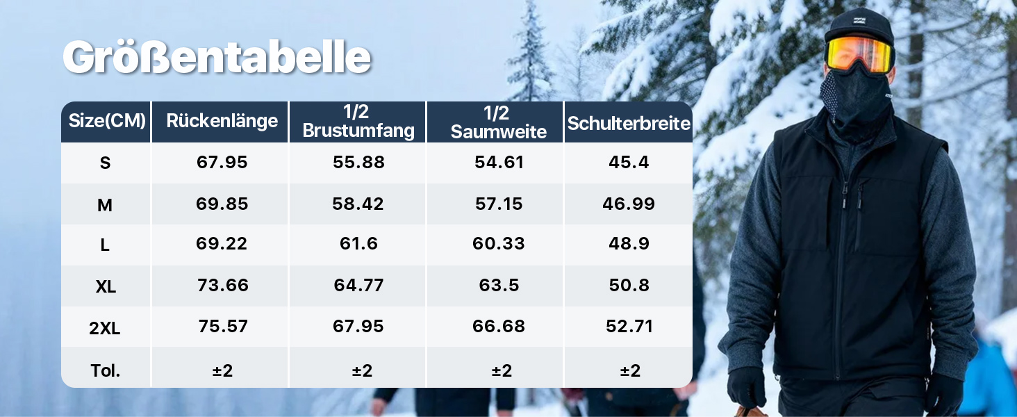 FREE SOLDIER Чоловіча зимова жилетка - тепла флісова жилетка, вітростійка, реверсивна, без рукавів, софтшелл для роботи та походів, S, Синій&Чорний