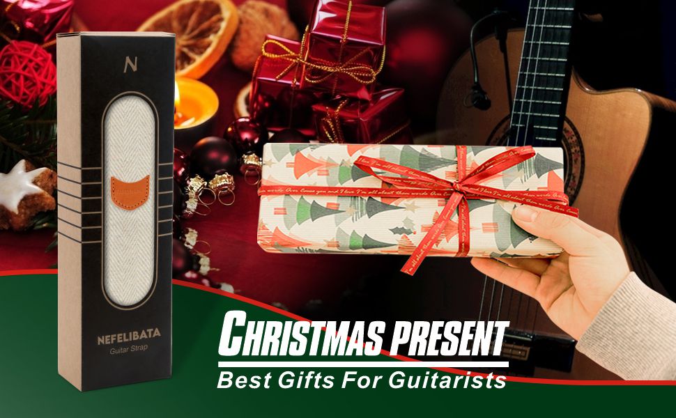 Гітарний ремінь Nefelibata: м'який, з кашеміру, повноекошкіряний. Для бас-, електро- та акустичної гітари. З кнопкою, замками та медіатором. Кремовий та білий твід