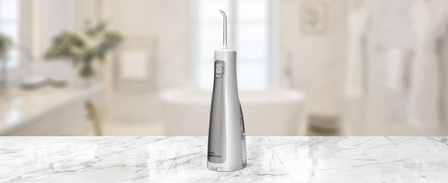 Waterpik Cordless Freedom Waterflosser: бездротовий ірigator для порожнини рота, білий (WF-03EU010)