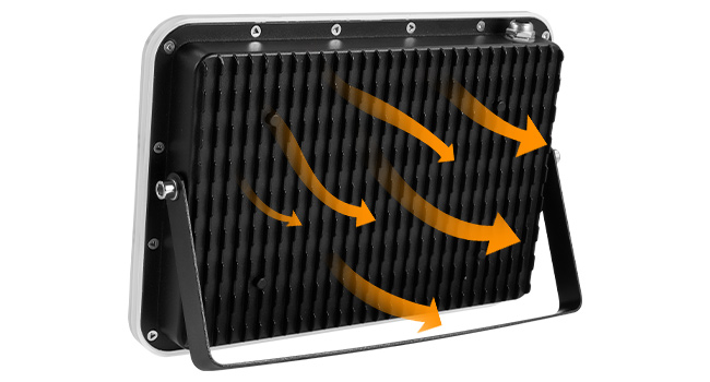 Світлодіодний прожектор Viugreum 150W, 15000Лм, IP66, 6500K, для вулиці, водонепроникний, комплект 2 шт., кабель 80 см, для гаража