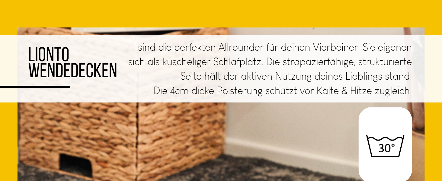 Килимок-підстилка Lionto для собак та котів, теплий, з підкладкою, 60x45 см, сірий. Миючий, з міцною та пухнастою стороною, захист від холоду для тварин будь-якого розміру.