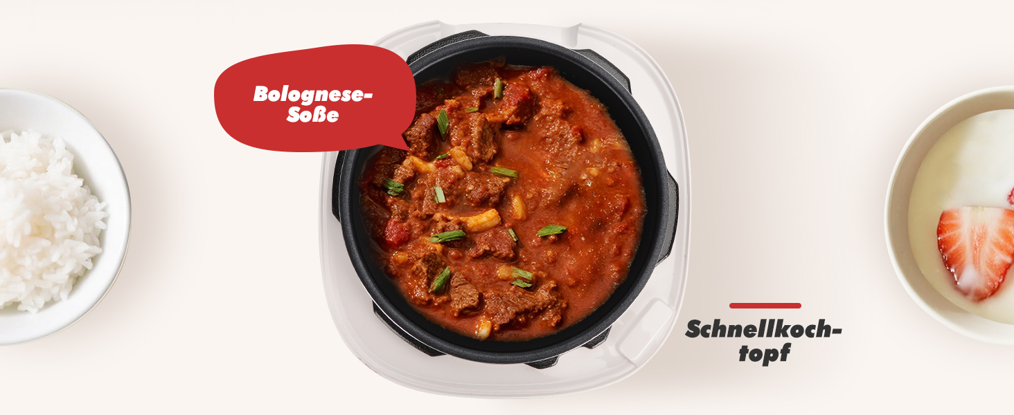 Мультиварка Aigostar Panda 5.5л, 7-в-1, 14 програм, LED-дисплей, 1000W, антипригарне покриття