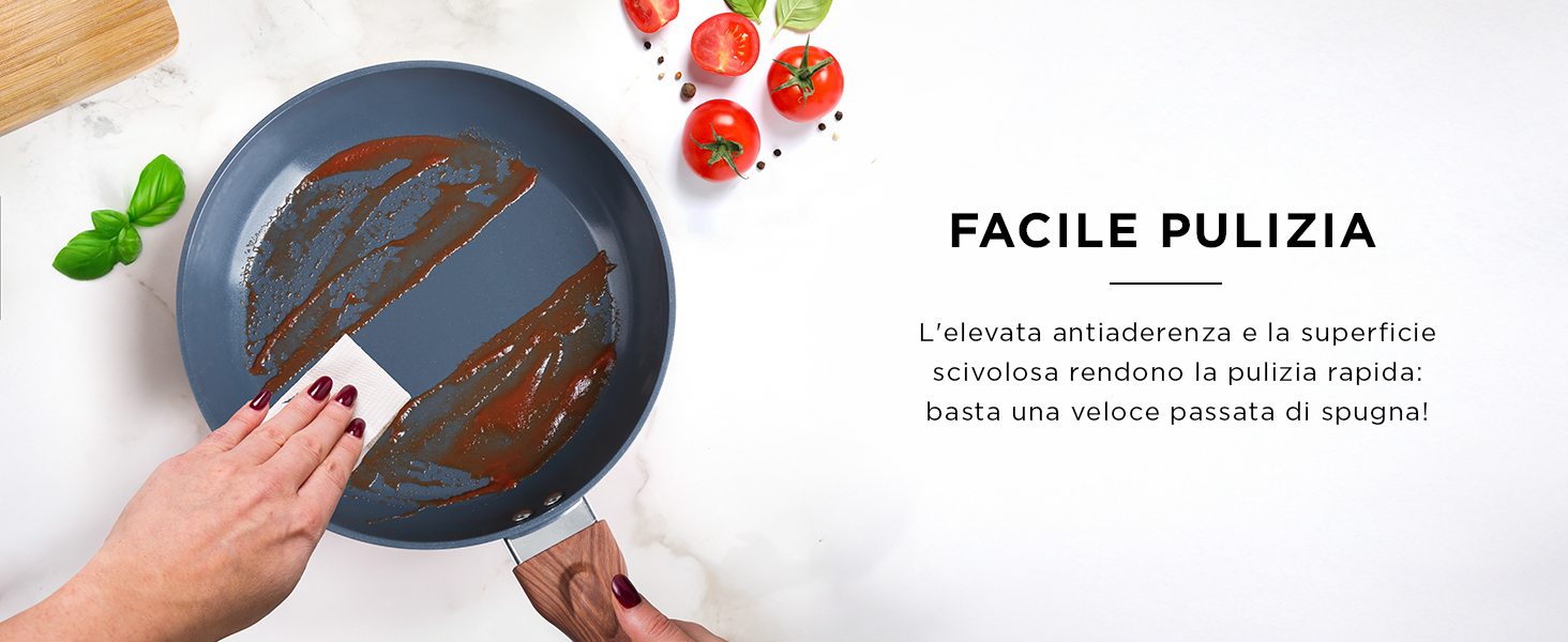 Набір каструль та сковорідок KASANOVA New Ceramic (8 предметів, Petrol) з антипригарним покриттям, індукційне дно, з кришками