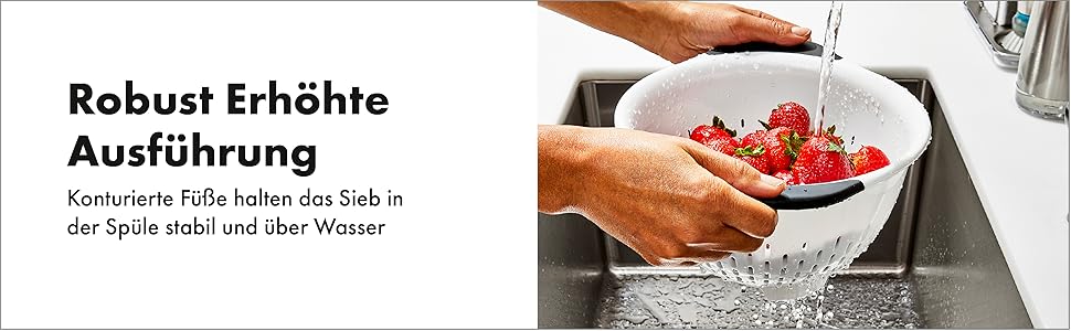OXO Good Grips пластиковий друшляк 2,8 л, білий