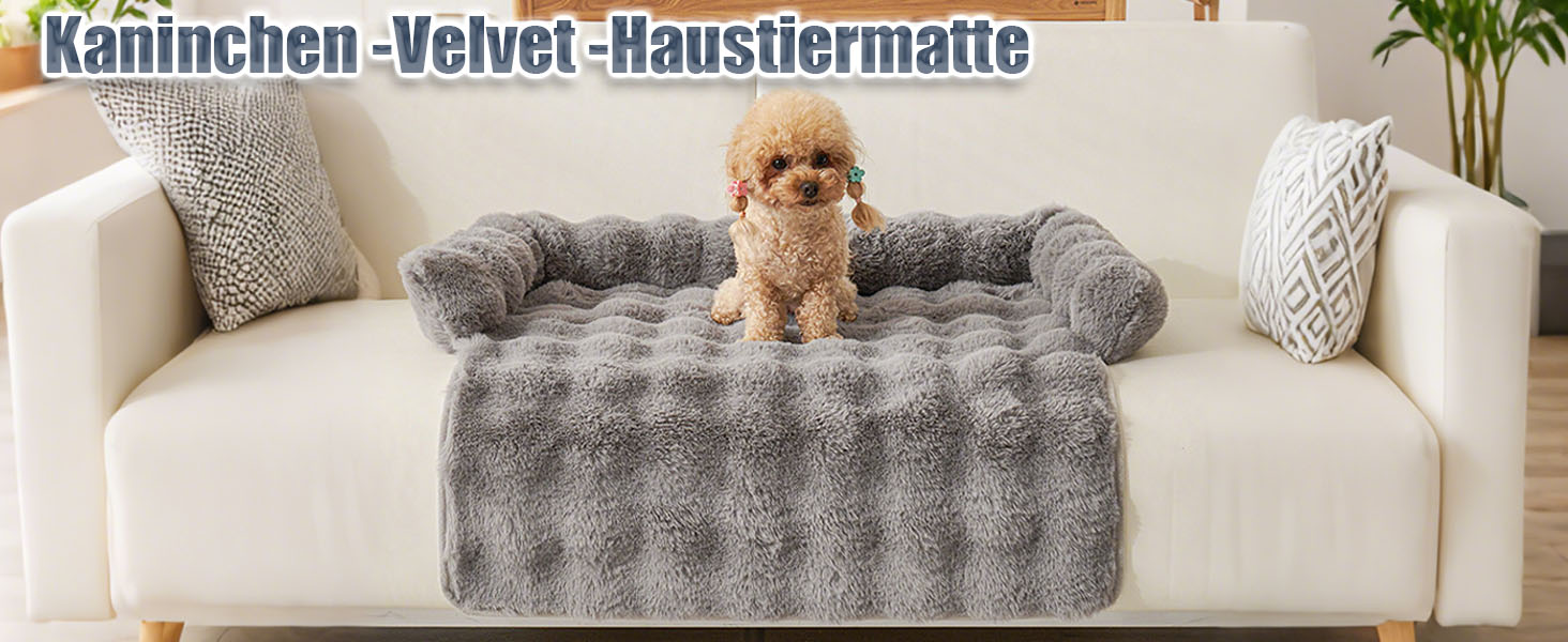 М'яке ліжко для собак та котів, ліжко-диван з бортиками, 75x75 см, світло-сірий колір