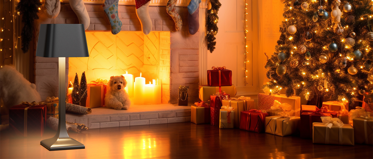 LED настільна лампа бездротова диммируемая торканням - 3 колірні температури, 5200mAh акумулятор, зарядка USB-C, водонепроникність IP54, алюміній, для дому та вулиці, нічник, настільна лампа для їдальні, робочий стіл (чорний)