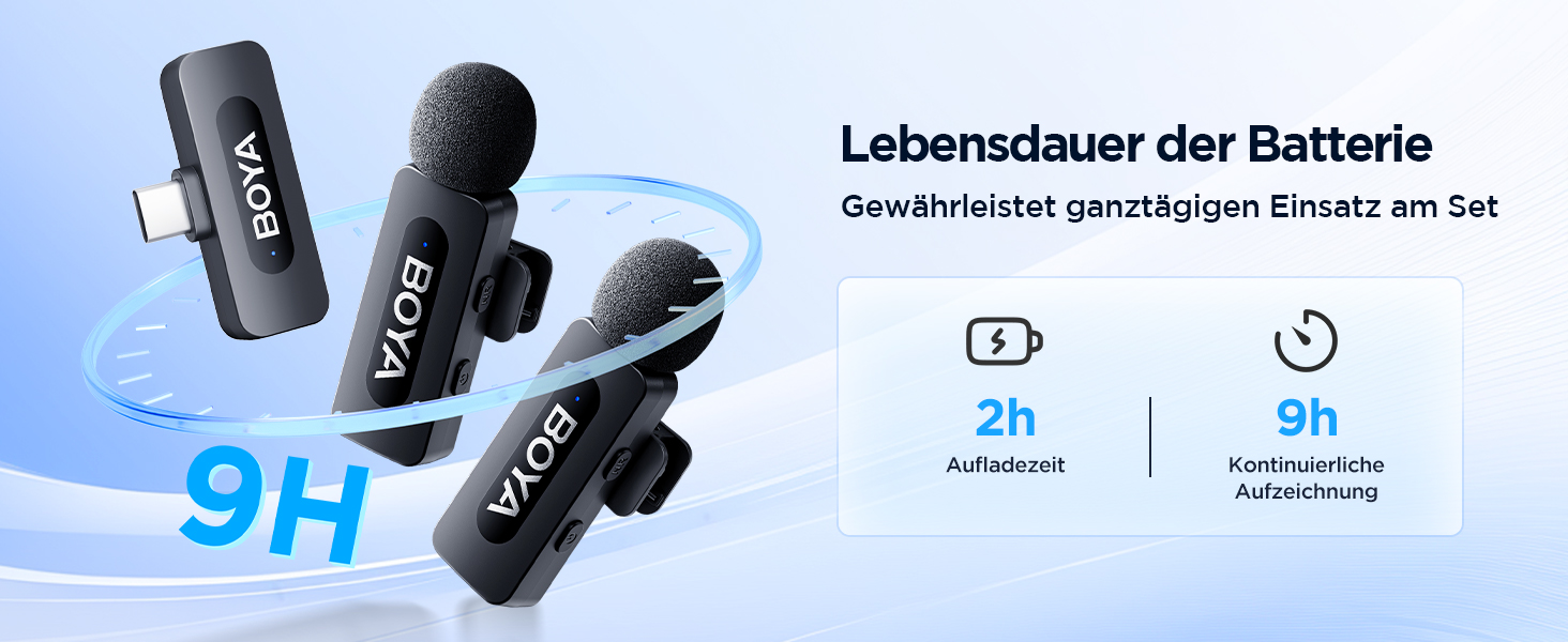 Мікрофон Boya BY-V10 USB-C: Бездротовий міні-петличний мікрофон з шумозаглушенням для Android, смартфонів, ноутбуків, YouTube, подкастів, Facebook, Vlogging