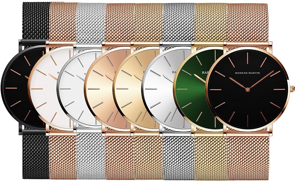 Жіночий годинник на аналоговому кварцовому механізмі з нержавіючої сталі, водостійкий, сітчатий ремінець, ультратонкий комплект з браслетом, блакитне покриття, блакитний ремінець, блакитний браслет