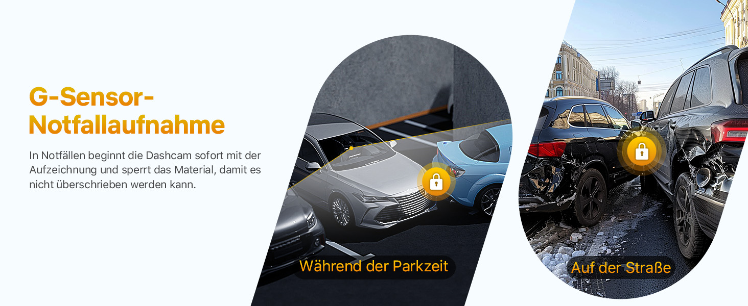 Відеореєстратор GKU 4K+2.5K з Wi-Fi 5GHz, GPS, Нічне Бачення STARVIS, IPS-дисплеєм 1.5', 24h парковка, 360° обертання, 64GB SD-карта, чорний