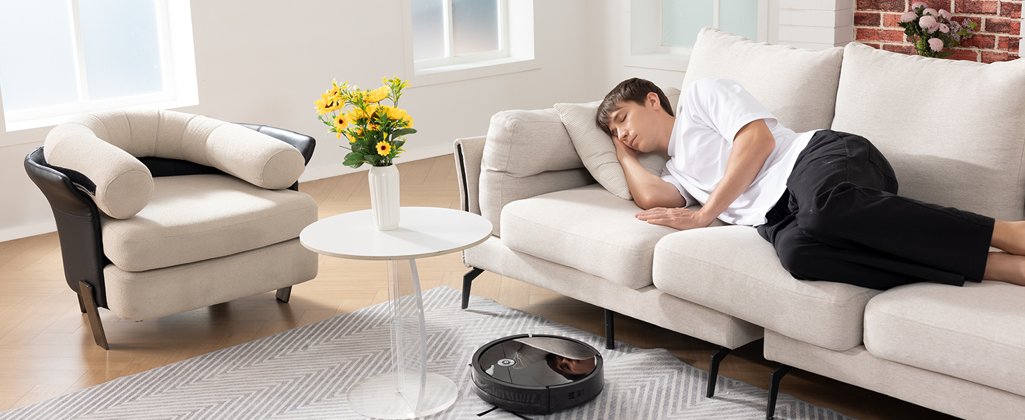 Робот-пилосос Vexilar W6 без функції миття з потужністю 2800Pa, часом роботи 140 хв, керуванням через додаток, голосовим керуванням та дистанційним керуванням. Ідеальний для шерсті тварин, килимів та твердих підлог. Безщітковий двигун.