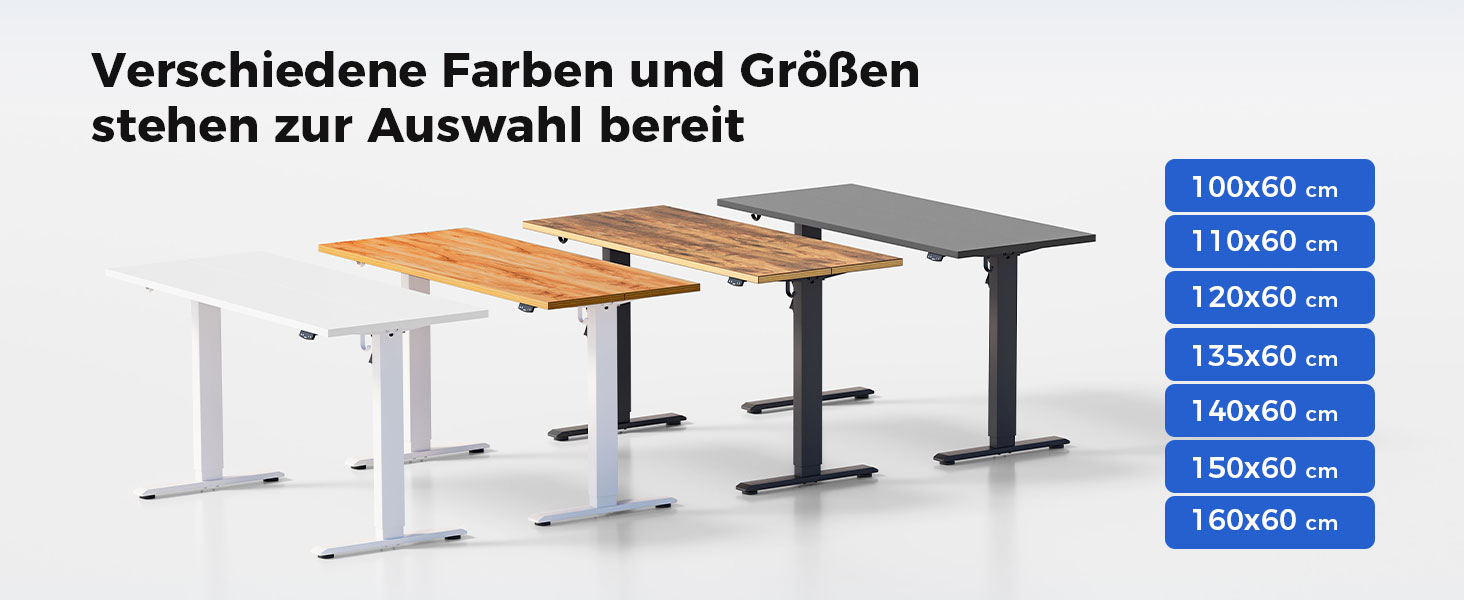 Регульований стіл Agilestic 100x60 см, електричний з пам'яттю, ергономічний, для комп'ютера, білий