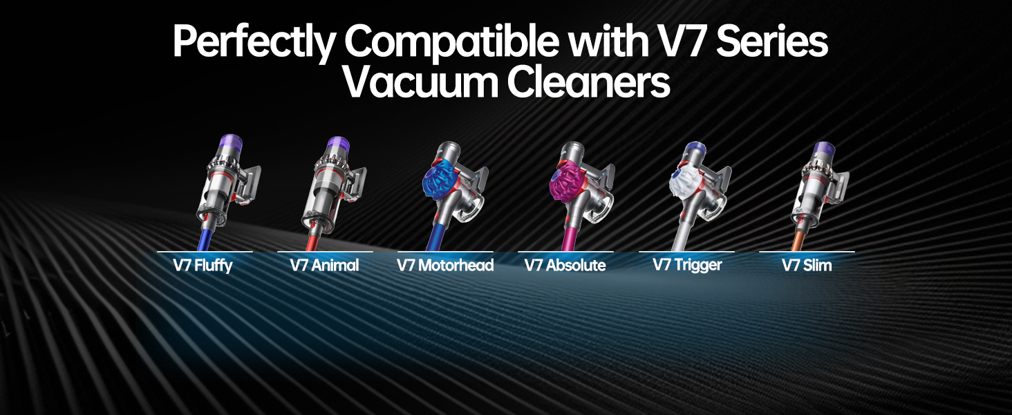 Запасний акумулятор 8000mAh для пилососів Dyson V7 Animal Tigger Motorhead Absolute Pro Fluffy Mattress