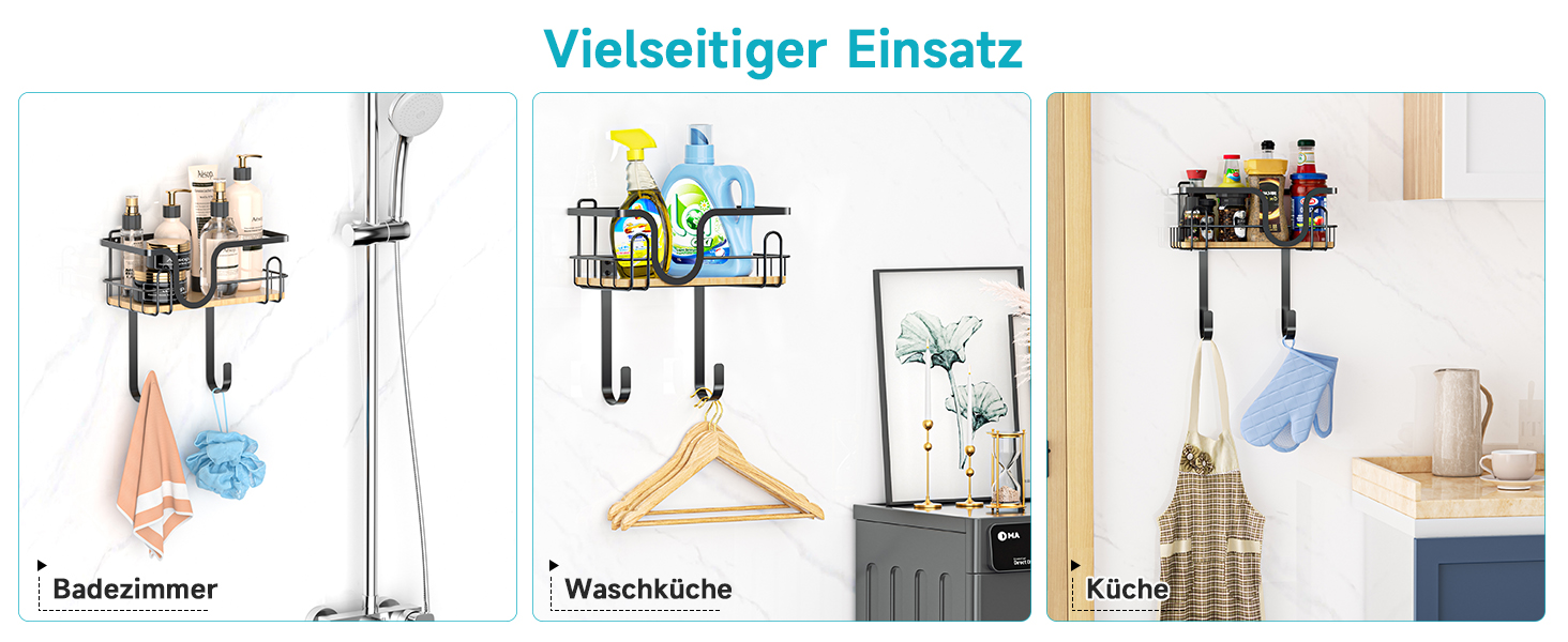 Настінна підставка для прасувальної дошки з кріпленням над дверима, чорна, з великим кошиком та знімними гачками