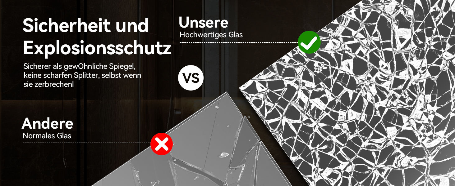 Дзеркало для ванної кімнати YU YUSING з підсвічуванням 60x80 см, антизапар, 3 кольори світла, регулювання яскравості, LED-дзеркало з годинником, IP44, вертикальне, срібло (чорний металевий каркас, 70x50 см)